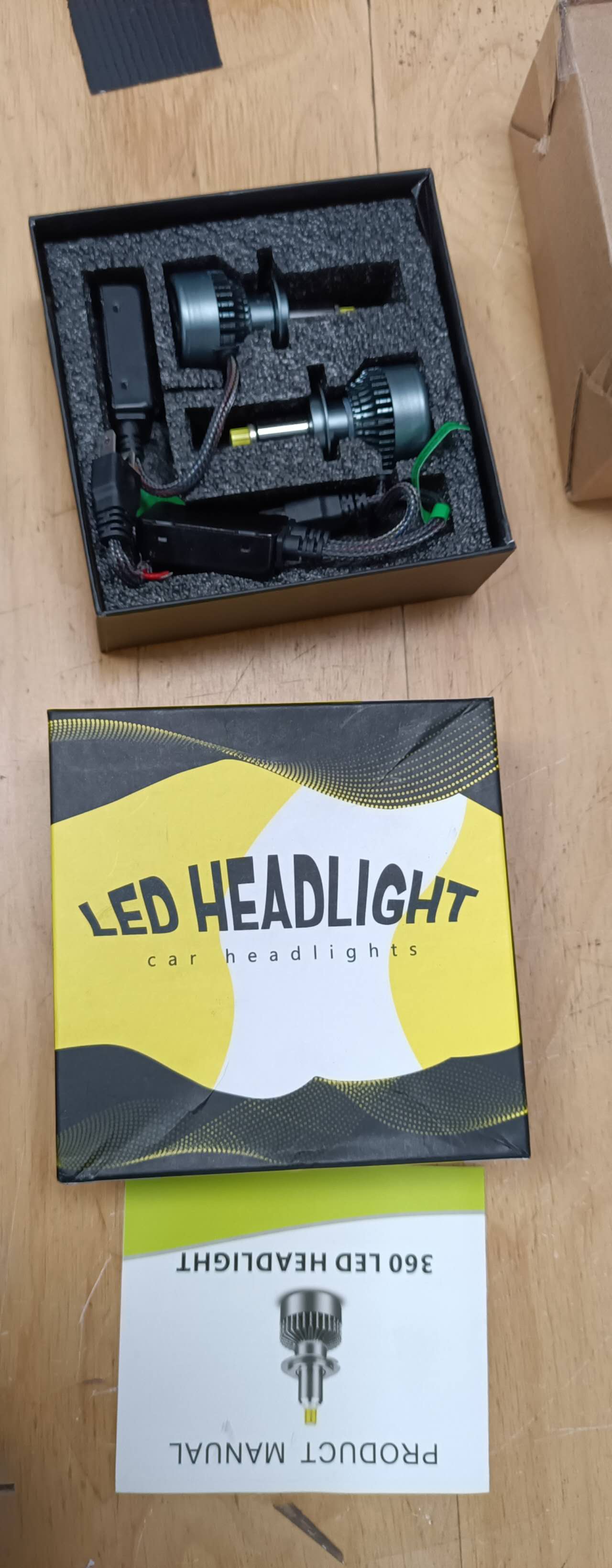 1 SET OVEHELH4 H11 LED 360 520000 LM 800W Canbus 9012 H7 H1 H3 H8 D2S HB3 9005 HB4 9006 LED Car Light 6000K12V Fog Light