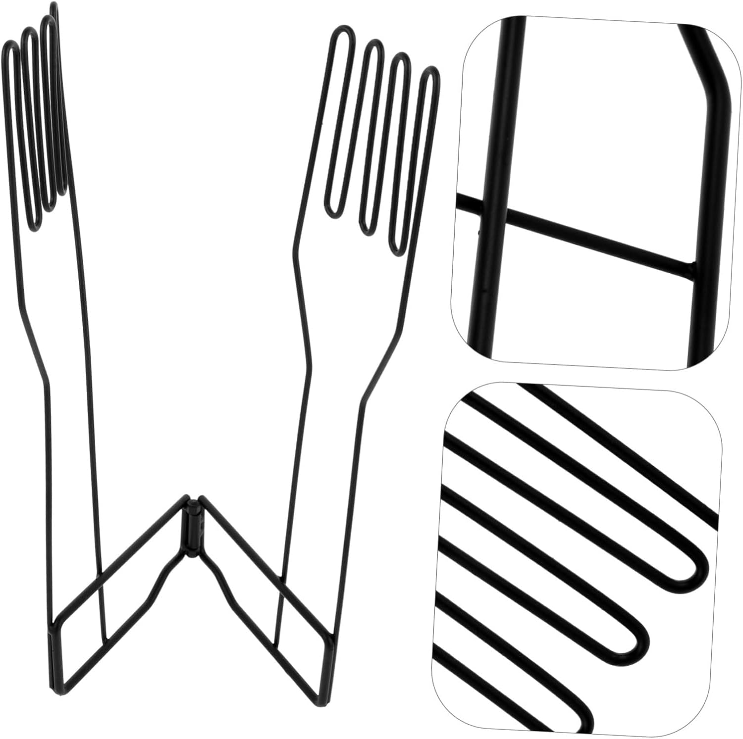 LABRIMP Glove Clothes Airer Holder for Dish Gloves Glove Drying Holder Kitchen Organisation Towel Stand Hanging Glove Holder Clothes Rack for Kitchen Gloves