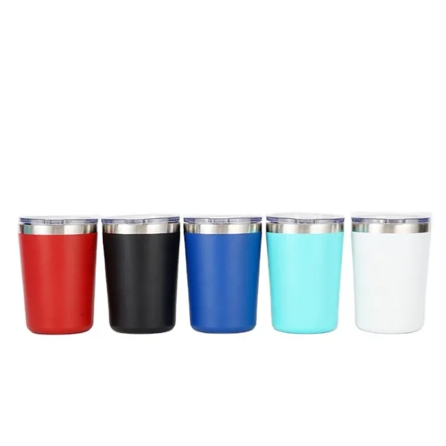 2023 New Hot sales on Amazons reusable 12oz double wall Stainless Steel Wine Tumbler coffee cup travel mug