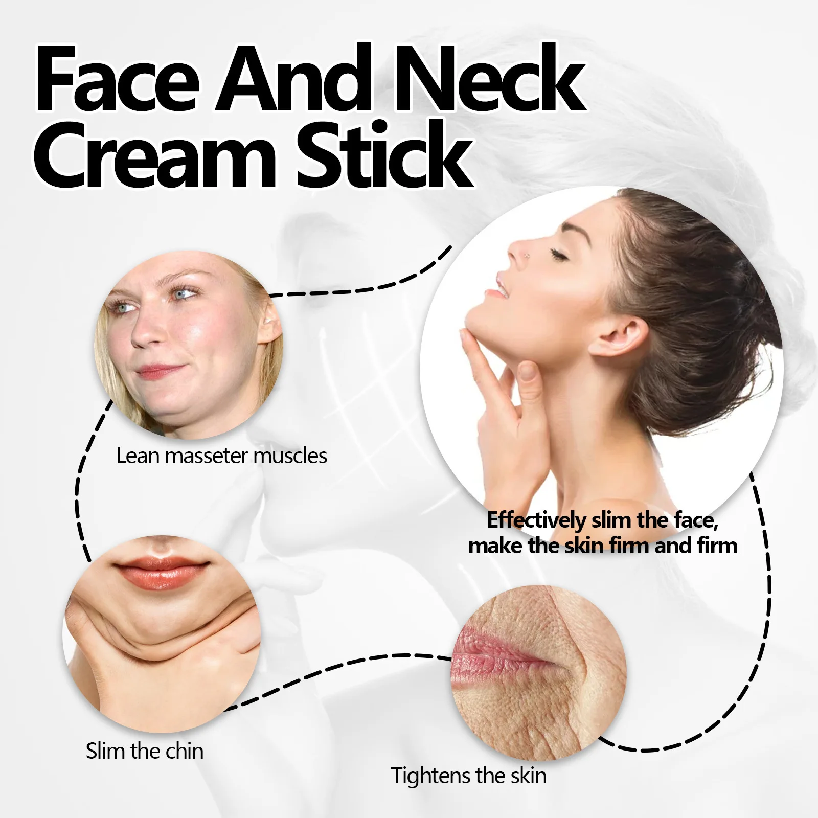 EELHOE Skin Care Moisturizing Lifting Firming Anti Aging Brightening Turmeric Vitamin C Facial Neck Cream Stick