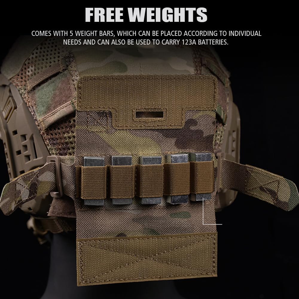 Counterweight Pouch NVG Battery Bag for Tactical OPS BJ PJ MH FAST Military Airsoft Helmets