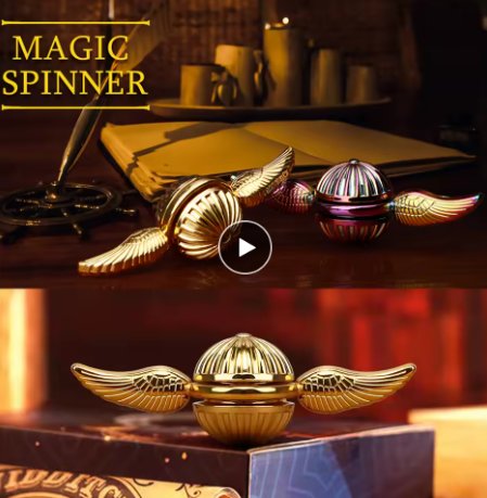 New Golden Ball Fidget Spinner Toys For Children Metal Finger Hand Spinner Toys Wholesale