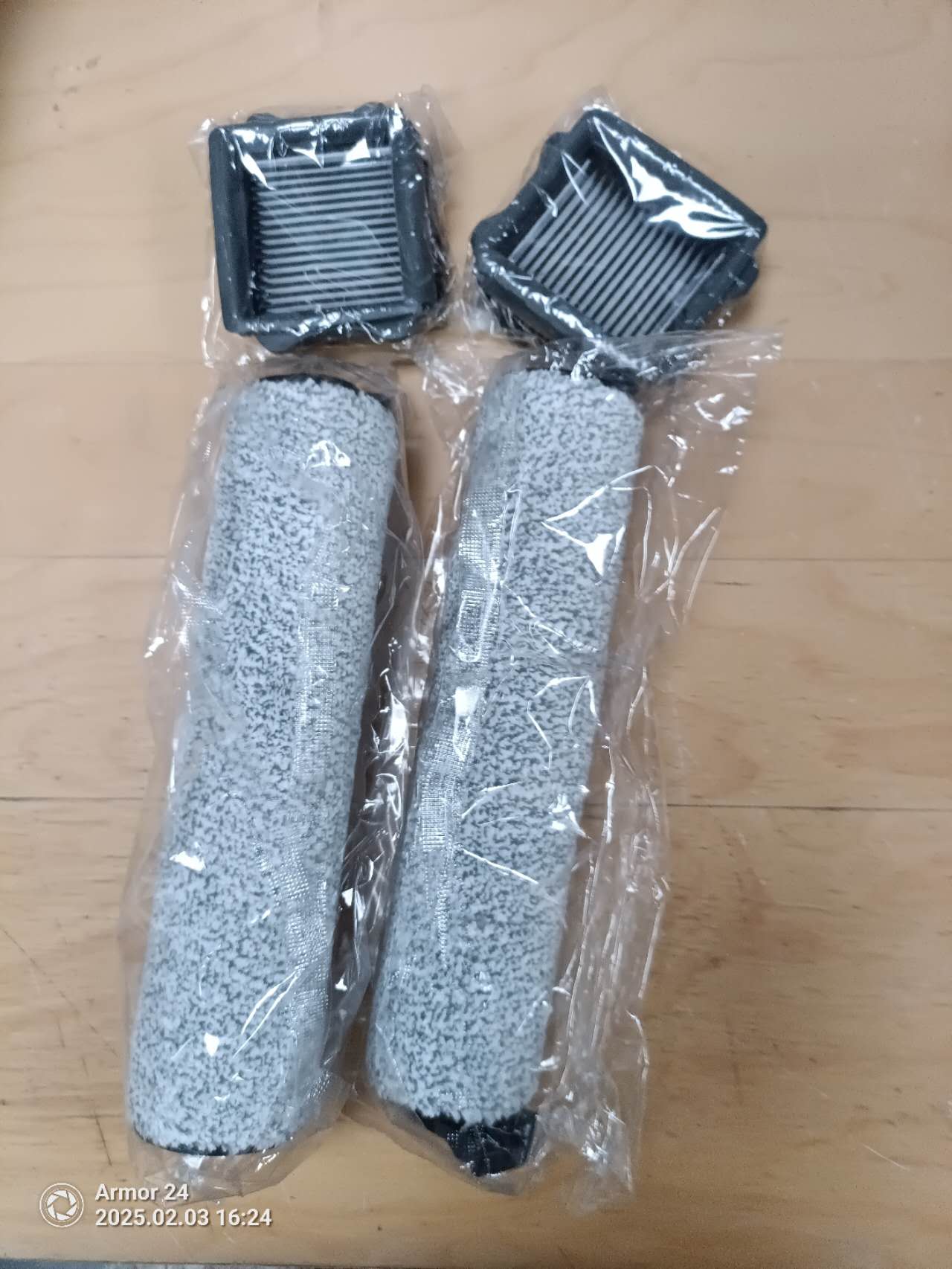 Roller Brush and Filter Replacement Kit Suitable for dry Tineco Floor One S3 / Tine (oibloor 3 cordless wet dry vacuum aspirator parts, drum brush, Hepa filter replacement accessories