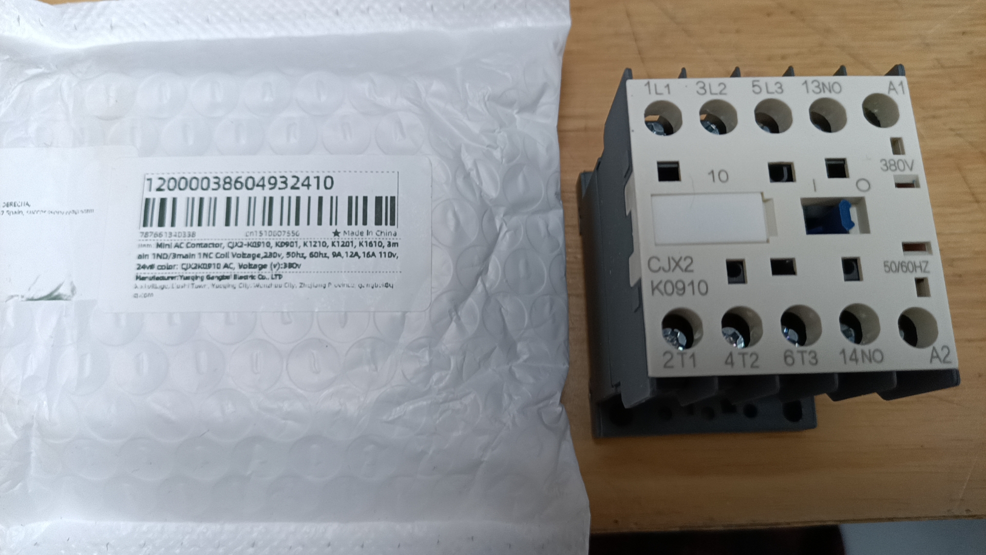 380V 16A AC Contactor Thickened Silver Point Contactor Silver Contact 3P Circuit Load Normally Open Contactor Switch Controller