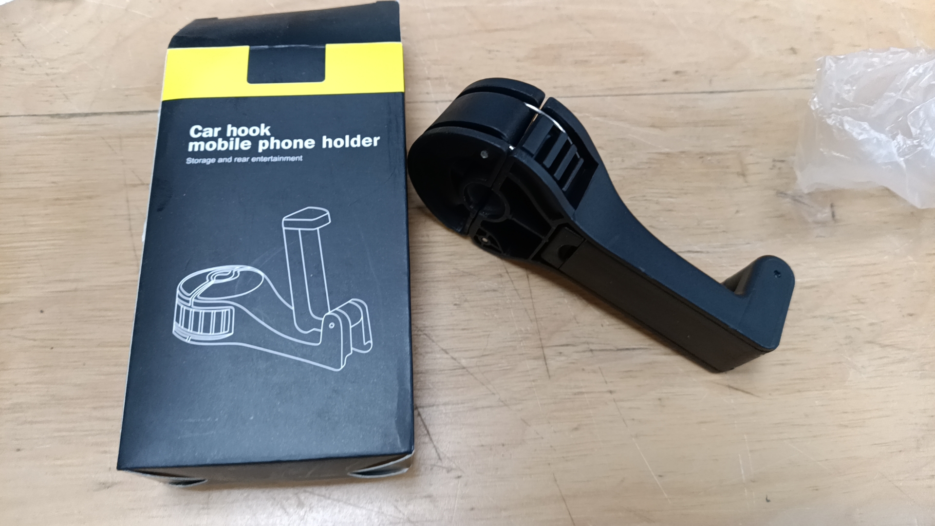 Car Hooks for Back Seat, Headrest Hooks for Car, Universal Car Hangers for Seat, Car Seat Headrest Hooks, Purse Hook for Car Headrest with Phone holder