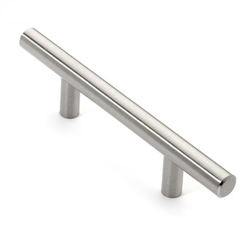 Modern Stainless Steel Kitchen Door Cabinet T Bar Handle Pull Knob Cabinet Knobs Furniture Handle Cupboard Drawer Handle