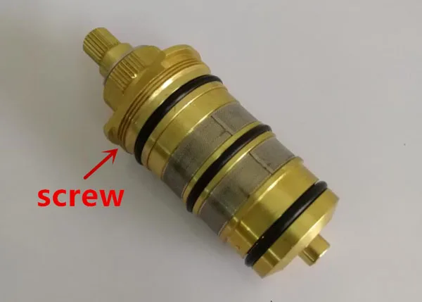 Thermostatic valve spool copper faucet cartridge bath mixer tap shower mixing valve Adjust the Mixing Water Temperature AF012