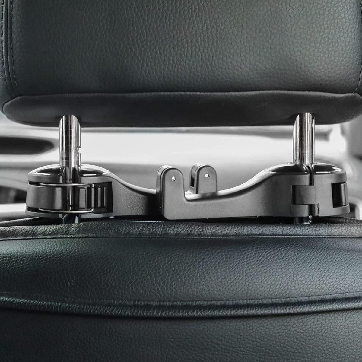 Car Hooks for Back Seat, Headrest Hooks for Car, Universal Car Hangers for Seat, Car Seat Headrest Hooks, Purse Hook for Car Headrest with Phone holder