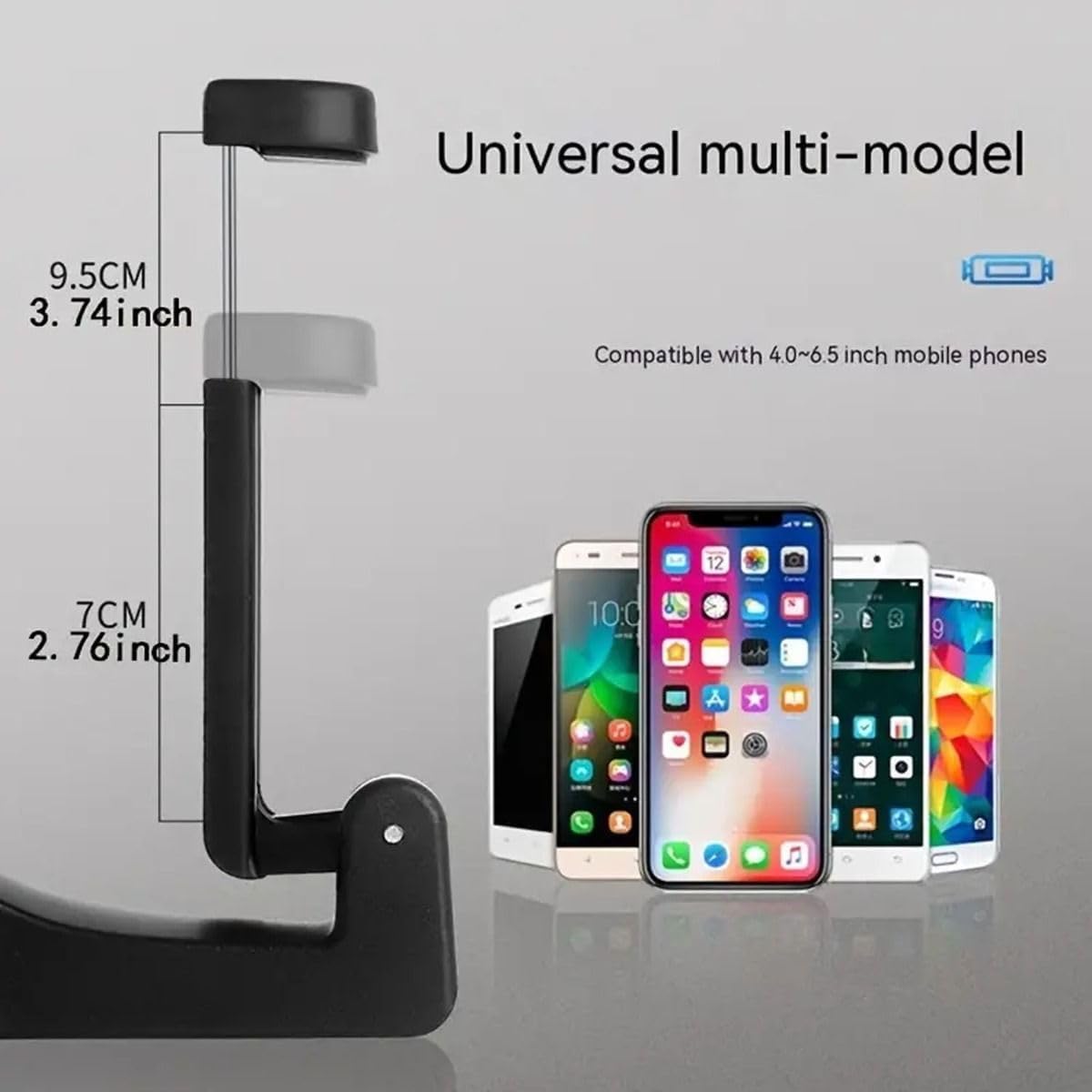 Car Hooks for Back Seat, Headrest Hooks for Car, Universal Car Hangers for Seat, Car Seat Headrest Hooks, Purse Hook for Car Headrest with Phone holder