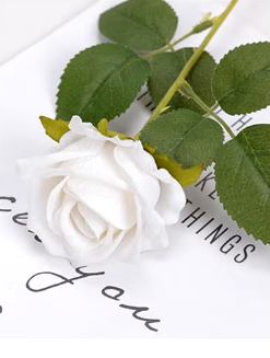 Roses Artificial Flowers Rose Flower Branch Artificial Red Roses Realistic Fake Rose for Wedding Home Decor