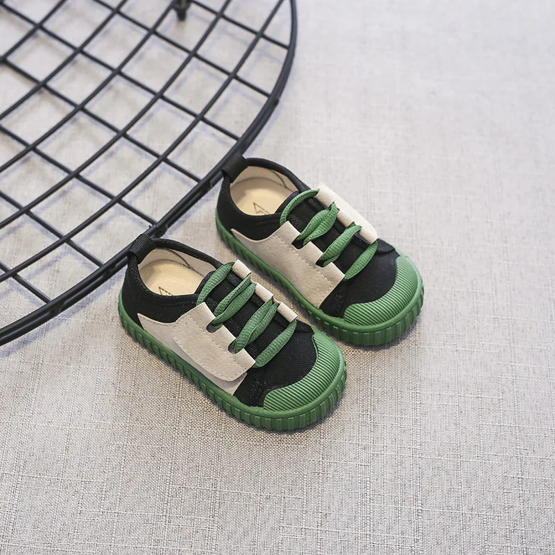 Little Girl Sneakers little Boy Shoes Kids Canvas Shoes Casual Lace Up Classic Flats Children Shoes