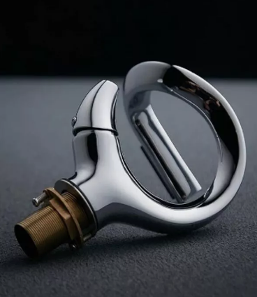 Basin Faucet Brass Bathroom Basin Waterfall Hot and Cold Water Mixer Tap Single