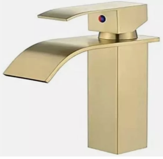 Hot Wholesale Scandinavian Style Waterfall Bathroom Faucet Basin Faucet Single Handle Bathroom Faucet