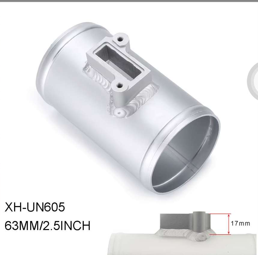induction kit maf sensor housing mass Air flow Meter Base,Air Meter Base for Air Intake Meter Mount (63MM)