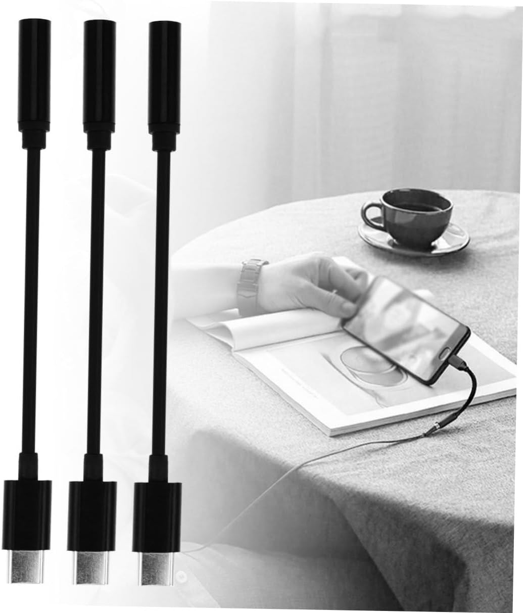 CAXUSD 9 Pcs USB Type c to 3.5mm USB c to Headphone Headphones Earphones USB Adapters USB Headphone Adapter Type c to Stereo Earphone Headphone Cable Type c to Headphone Jack
