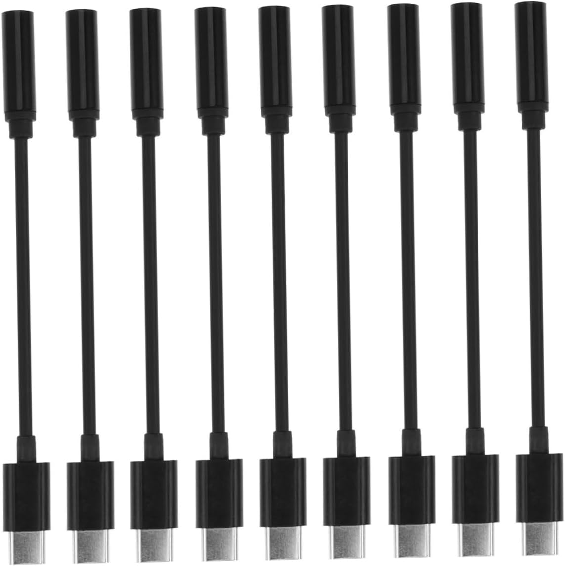 CAXUSD 9 Pcs USB Type c to 3.5mm USB c to Headphone Headphones Earphones USB Adapters USB Headphone Adapter Type c to Stereo Earphone Headphone Cable Type c to Headphone Jack