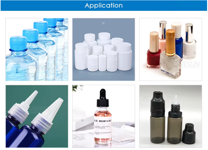Tabletop Electric Bottle Capper Screw Cap Sealer Packing Tool for Plastic Thread Closure Lid Cosmetics Beverage ZS-XG100W