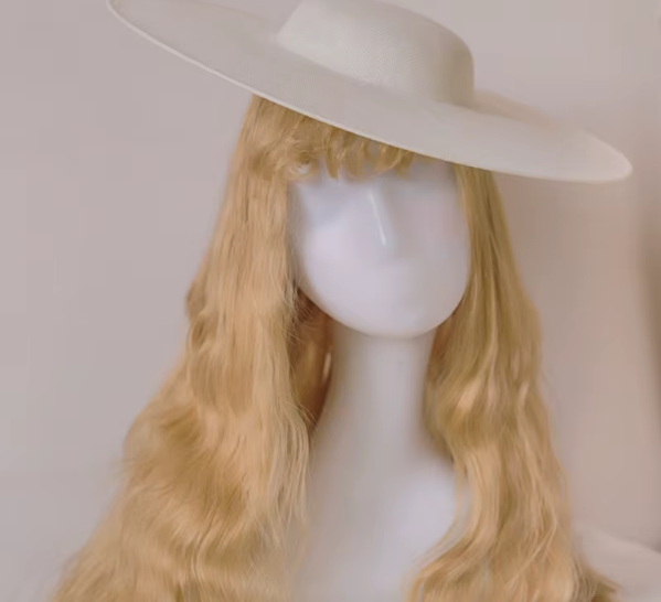 Ladies Fascinators Millinery Hat Base Party Wedding Sinamay Hat Wide Brim Fedora Kentucky Derby Headpiece Hair Accessories