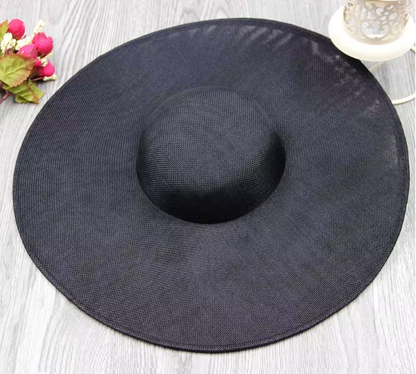 Ladies Fascinators Millinery Hat Base Party Wedding Sinamay Hat Wide Brim Fedora Kentucky Derby Headpiece Hair Accessories
