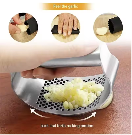 Tools Bar Kitchen Manual Garlic Chopper Dining Accessories Gadgets Mincer Masher Chop Vegetable Home Press Potato