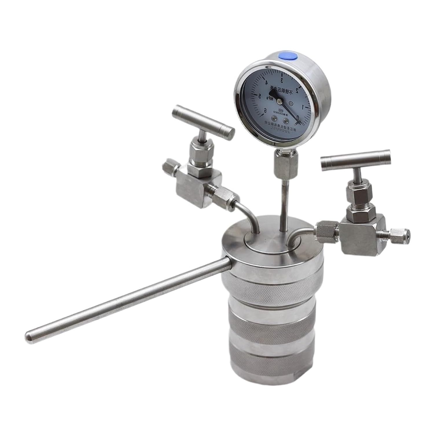 Hydrothermal Synthesis Reactor, The Reactor Of Hydrothermal Synthesis Autoclave Can Connect With PTFE Lining Pressure Gauge, With A Pressure Of 180C,Autoclave