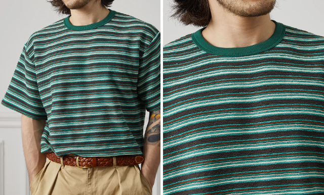 Striped Terry Comfort T-Shirt