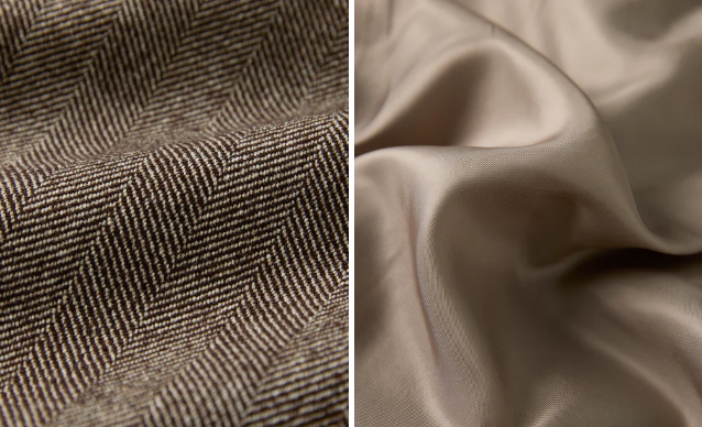 1920s Brown Herringbone Tweed Balmacaan Coat