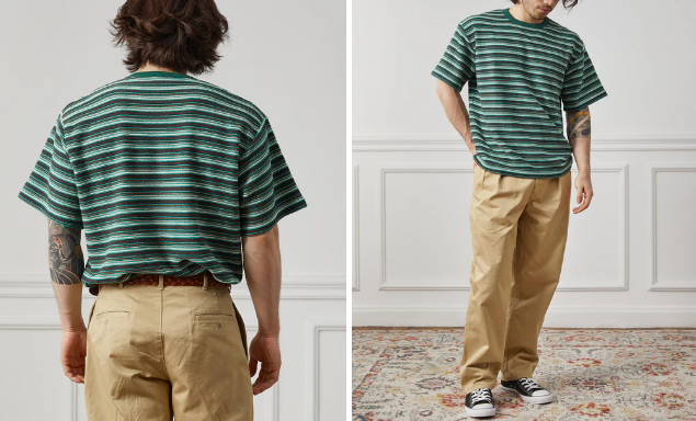 Striped Terry Comfort T-Shirt