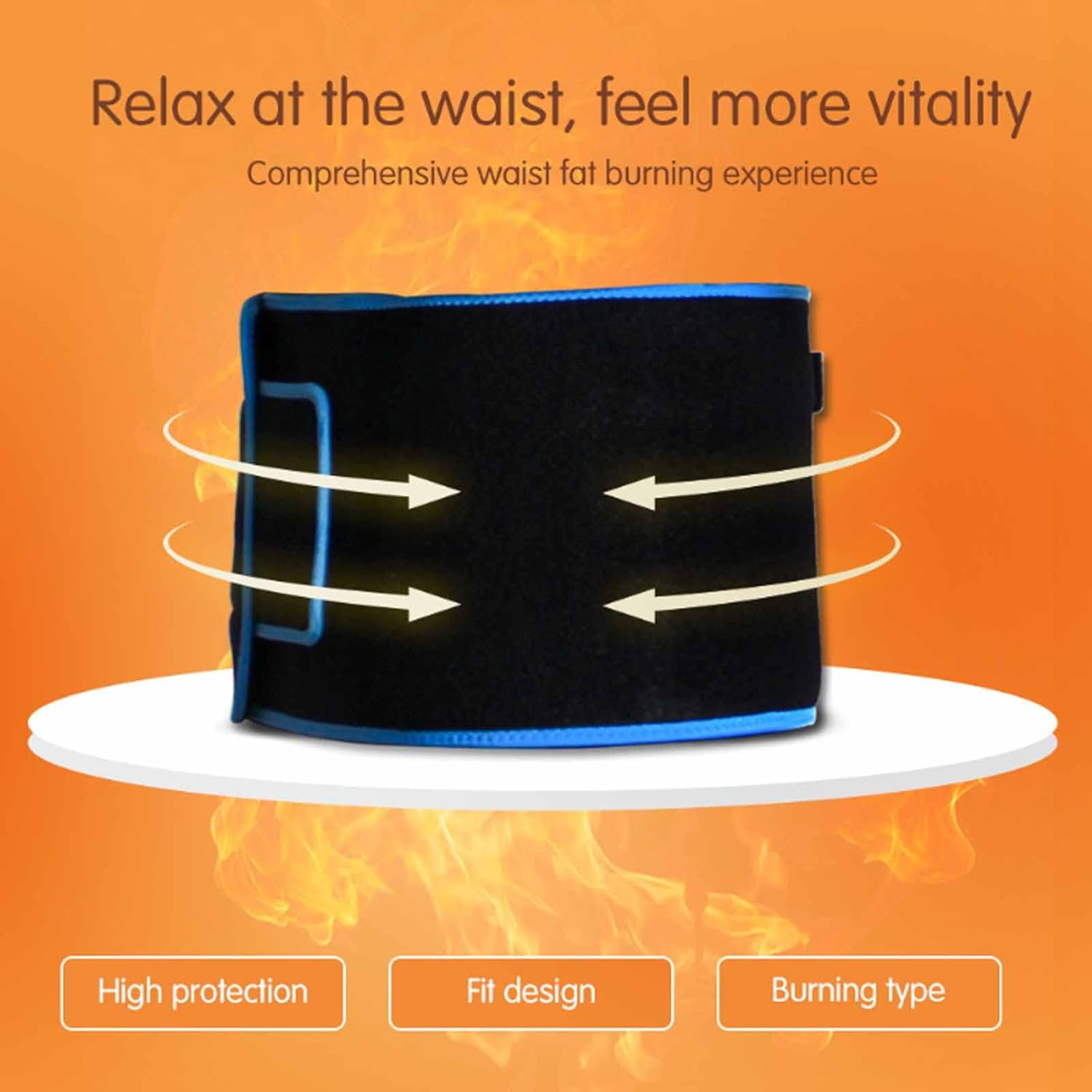 NVYAZJ Red Light Therapy Belt, LED Waist Therapy Pad with 660&850nm, 105 Red Lights, Heating Lmbar Massage Belt for Back Shoulder Joints Muscle Pain Relief Weight Loss