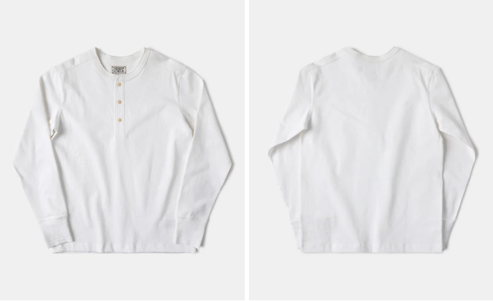 Vintage Long Sleeve Henley Shirt