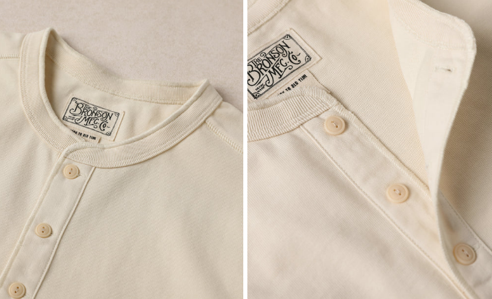 Vintage Long Sleeve Henley Shirt