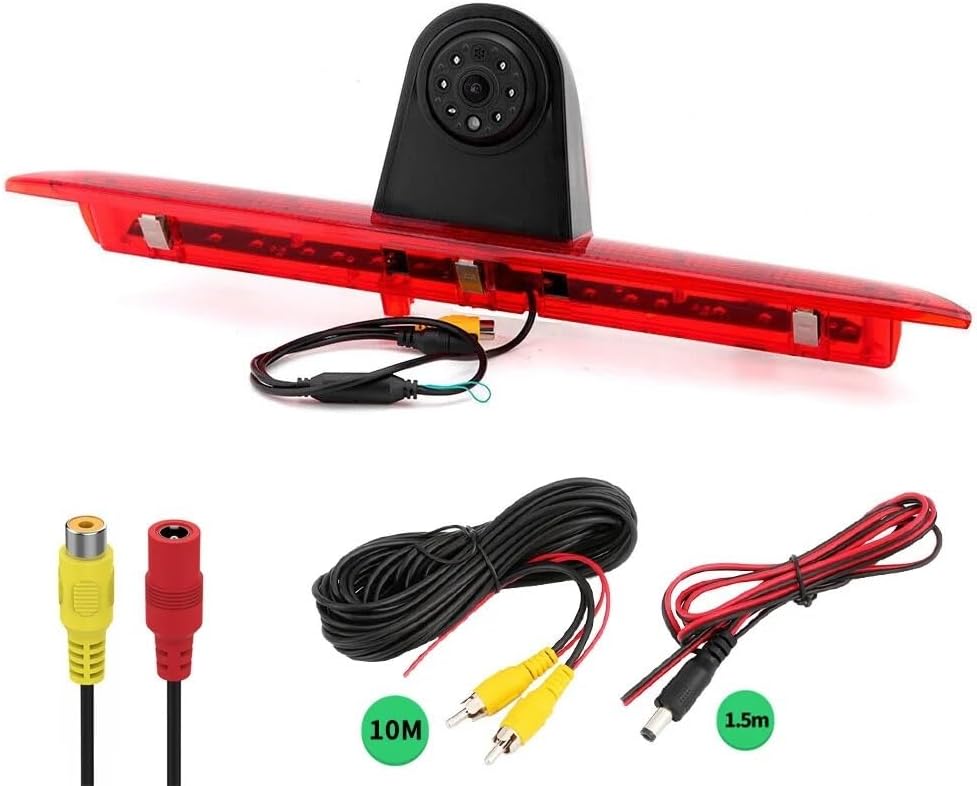 YUNLL Reversing Camera For Transit For Mk8 2013-2022 AHD 1080P 3rd Brake Light Reversing Camera 1/3 AHD Sensor Rear Camera With 10m Cable Rear View Camera
