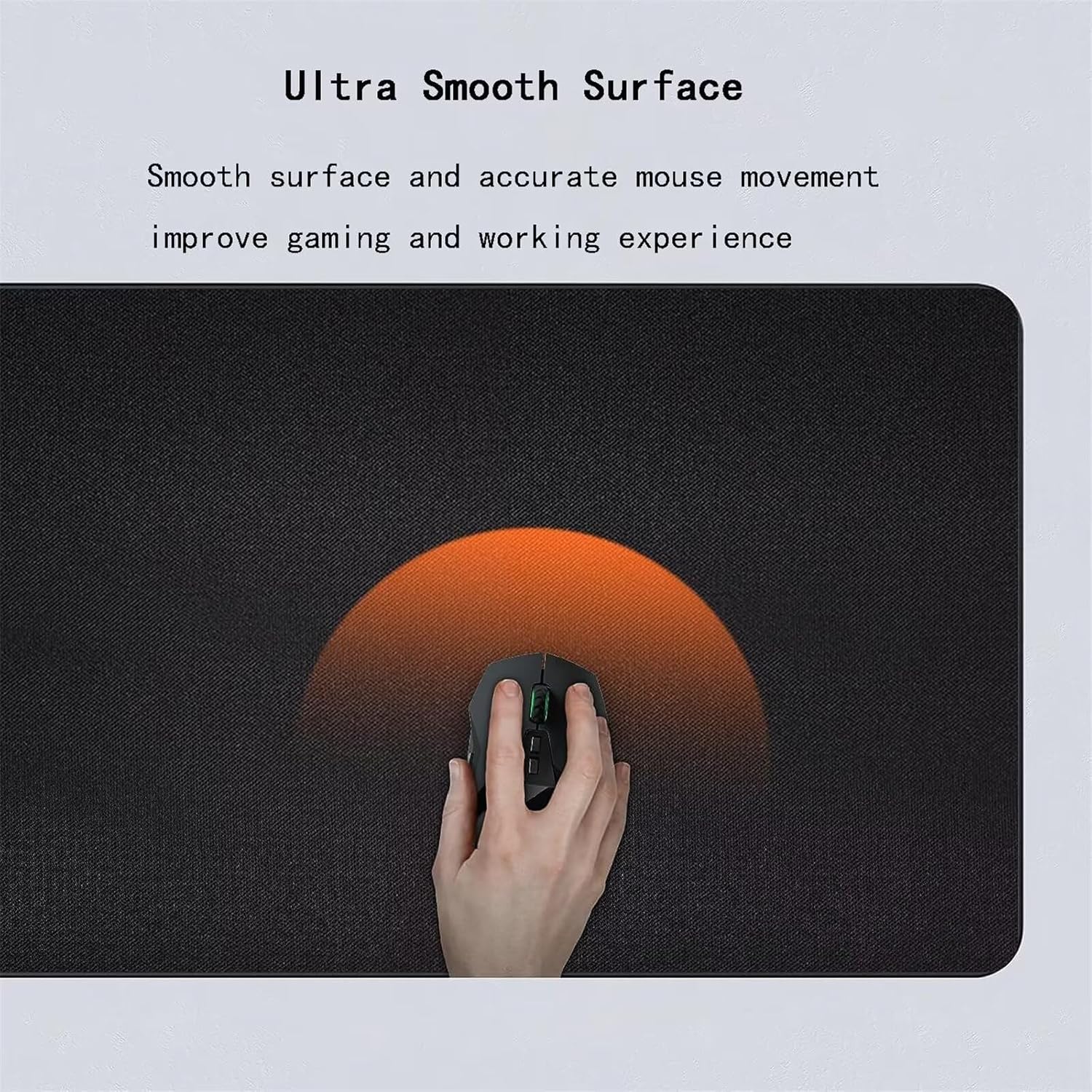 QiHon Large Mouse Mat Graffiti Mouse Pad Gaming 23.6x15.7x0.1 inches Keyboard Desk Mat with Non-Slip Rubber Base XXL Mousepad for Home Office Gaming Room