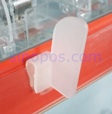 1 piece Display Rack Card Divider, scanner rail clips channel strip sign holder shelves talker price tag label flag sail cards separator