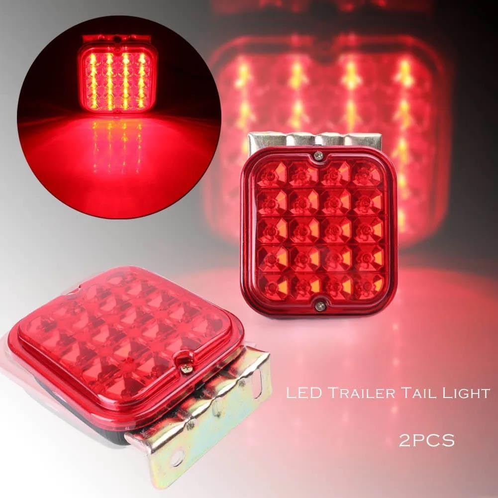 Car Turn Signal Lights LED Car Trailer Truck Tail Light Brake Stop Turn Signal Indicator Universal For Truck Cars Boat DC 12V Dynamic Turn Signal Light
