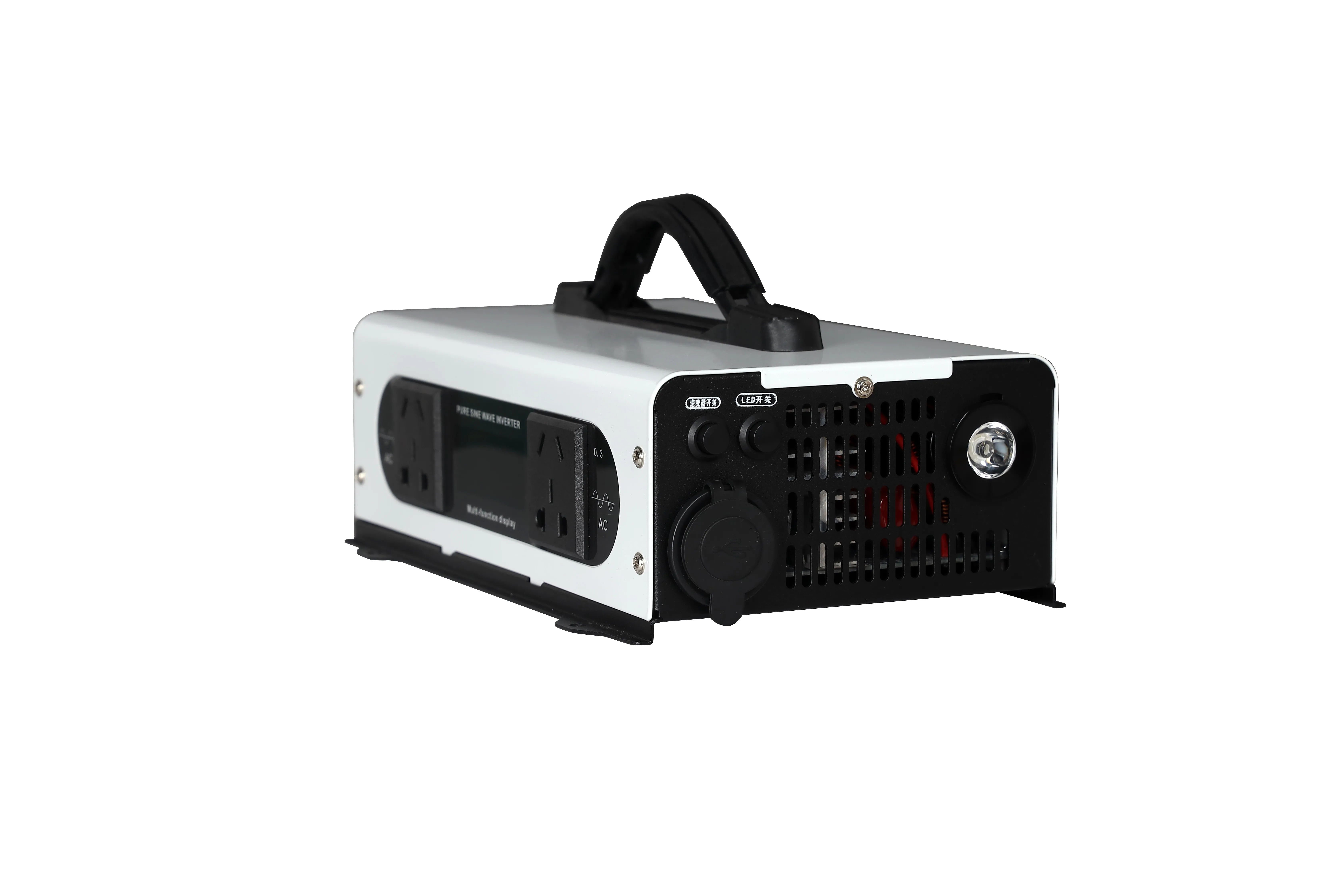 3000W 12V 220V Pure Sine Wave Inverter 12V 24V to 110V 220V Transformer Portable Car Inverter Solar Power Inverters