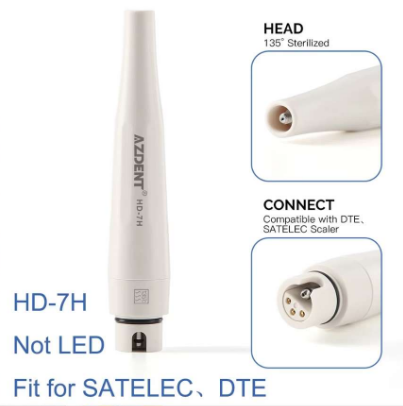 AZDENT Dental Ultrasonic Piezo Scaler Handpiece Fit For HD-7H SATELEC DTE WOODPECKER EMS VRN