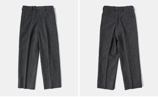 Lot 1101 Work Sack Suit Trousers- black