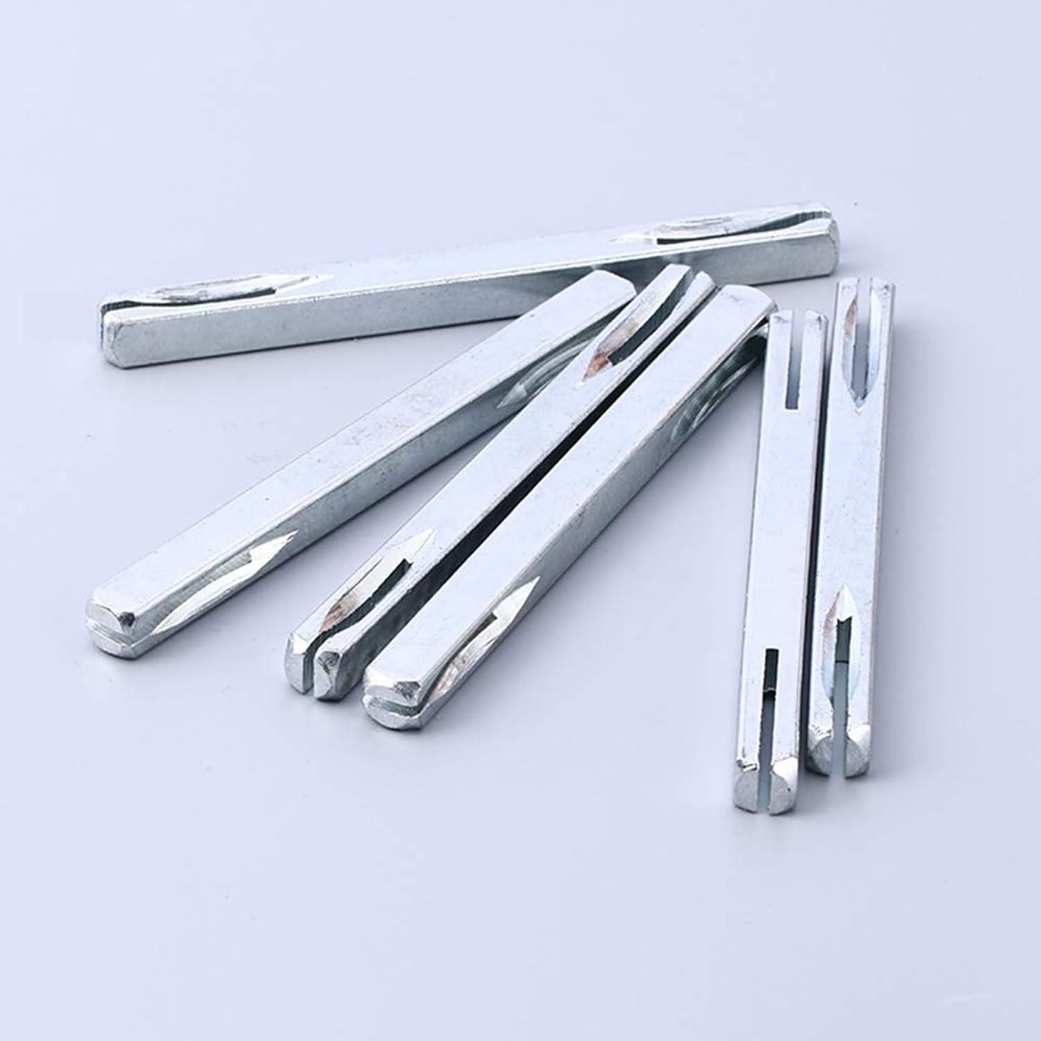 Square Pin 8 mm Solid Steel Fixing Pin Length 100 mm 140 mm for Window and Door Handle Spindle Bars Silver