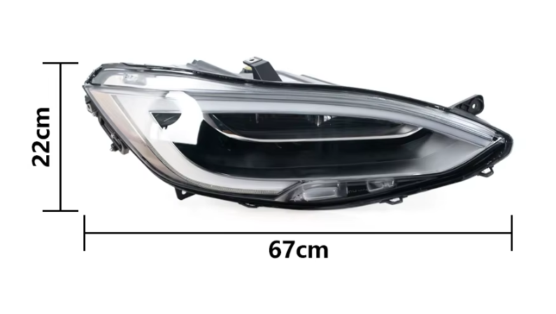 (1 pair) For Tesla Model S 2017 2018 2019 2020 Car Headlight Front Bumper Headlights Headlamp Headlamps 1053570-00-F 1053571-00-F