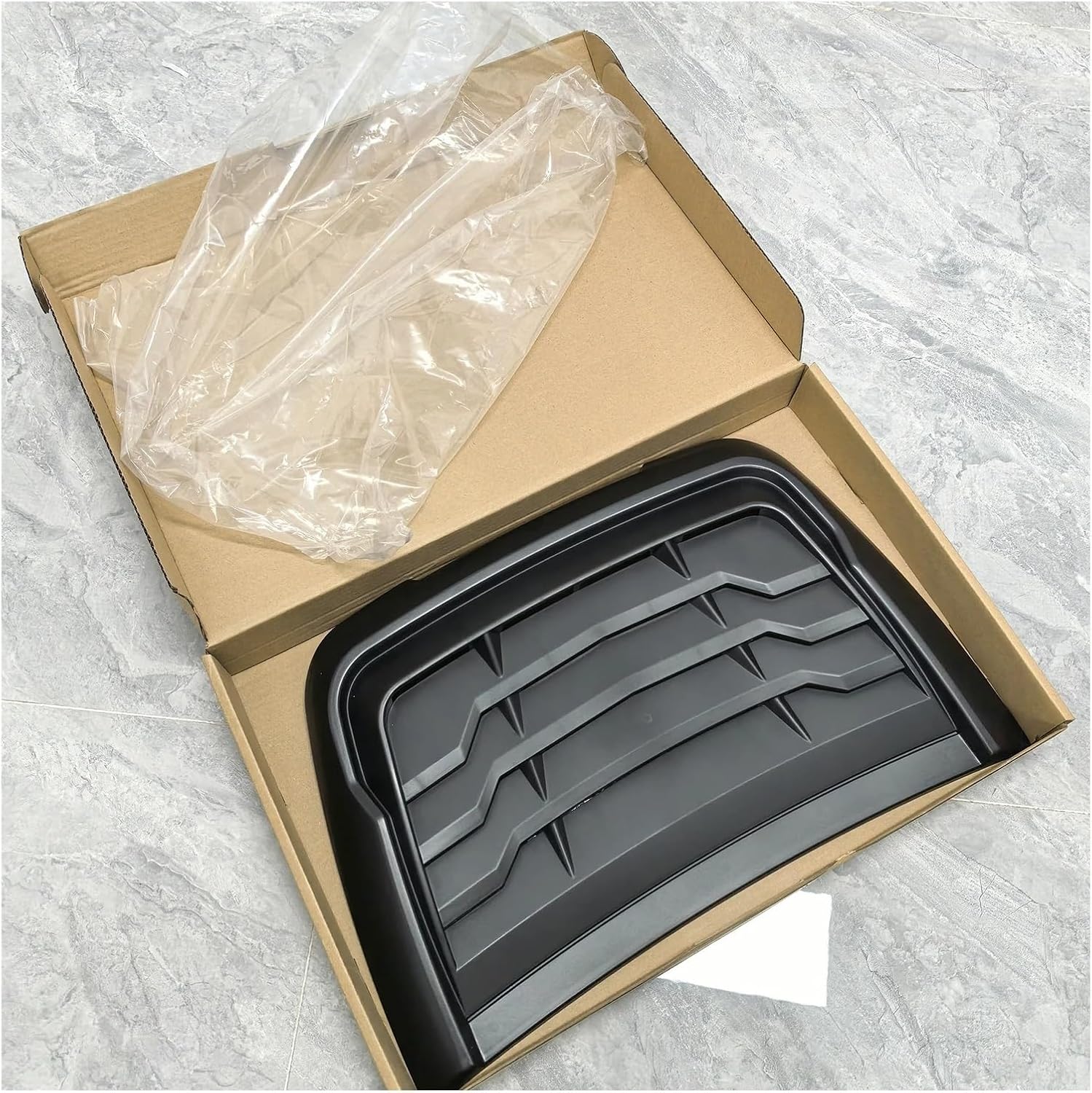 Car Air Intakes For Ranger For Raptor XLT XLS XL 2015-2019 2020 2021 2022 Car Bonnet Scoop Hood Vent Cover Deflector Wildtrak Auto Hood Vent Modified Parts Air Intake Pipe(Matt Bright)
