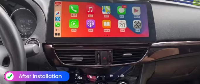 12.3 inches for Mazda3 Mazda3 3 Axela BM 2013-2017 Android 14 QLED Screen GPS Car Radio Video Player Multimedia Navigation Carplay