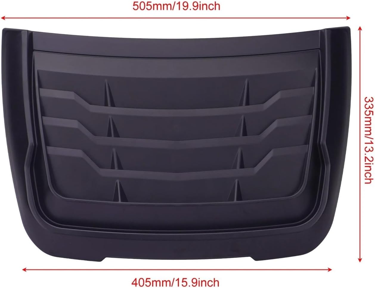 Car Air Intakes For Ranger For Raptor XLT XLS XL 2015-2019 2020 2021 2022 Car Bonnet Scoop Hood Vent Cover Deflector Wildtrak Auto Hood Vent Modified Parts Air Intake Pipe(Matt Bright)