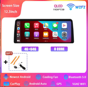 12.3 inches for Mazda3 Mazda3 3 Axela BM 2013-2017 Android 14 QLED Screen GPS Car Radio Video Player Multimedia Navigation Carplay