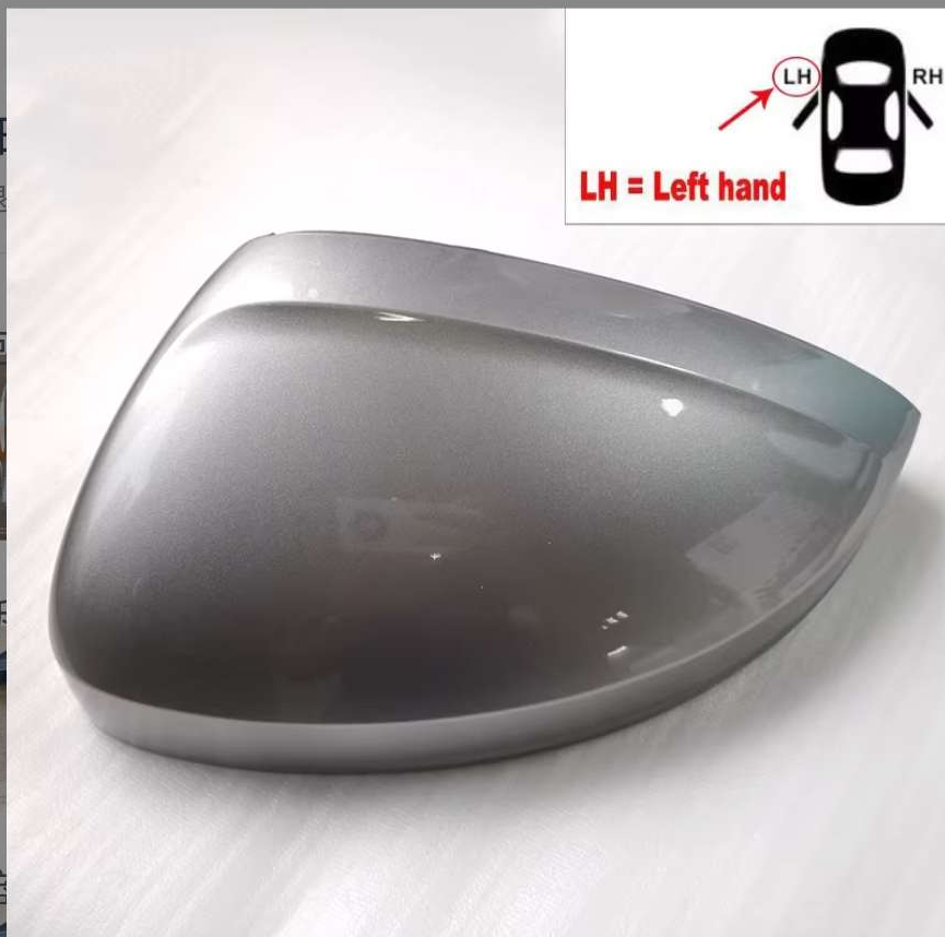 Accessories for car Volkswagen Tiguan 2016 - 2020 rear view mirror cover/ Silver Door Wing Mirror Cover Cap Left Passenger Side