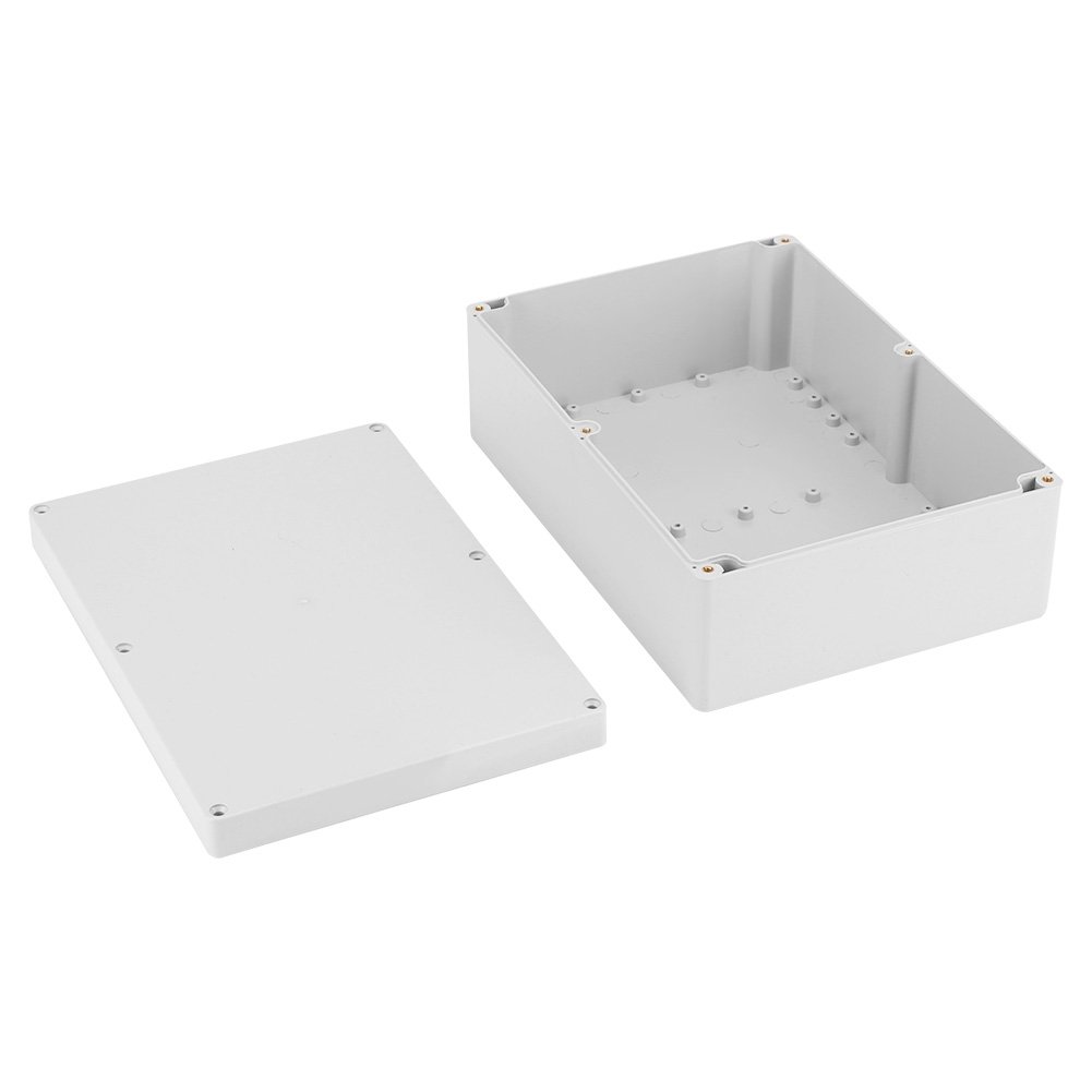 Waterproof Junction Box, Electric Cable Connectors Outdoors IP65 Water-resistant ABS Electrical Project Box Enclosure Instrument Case Flush Mount Terminal Box, 263 * 185 * 95mm