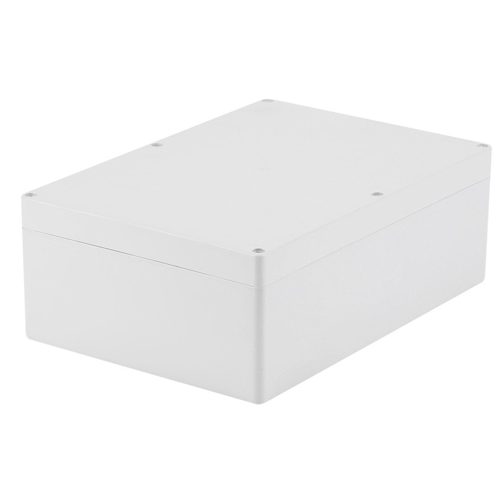 Waterproof Junction Box, Electric Cable Connectors Outdoors IP65 Water-resistant ABS Electrical Project Box Enclosure Instrument Case Flush Mount Terminal Box, 263 * 185 * 95mm