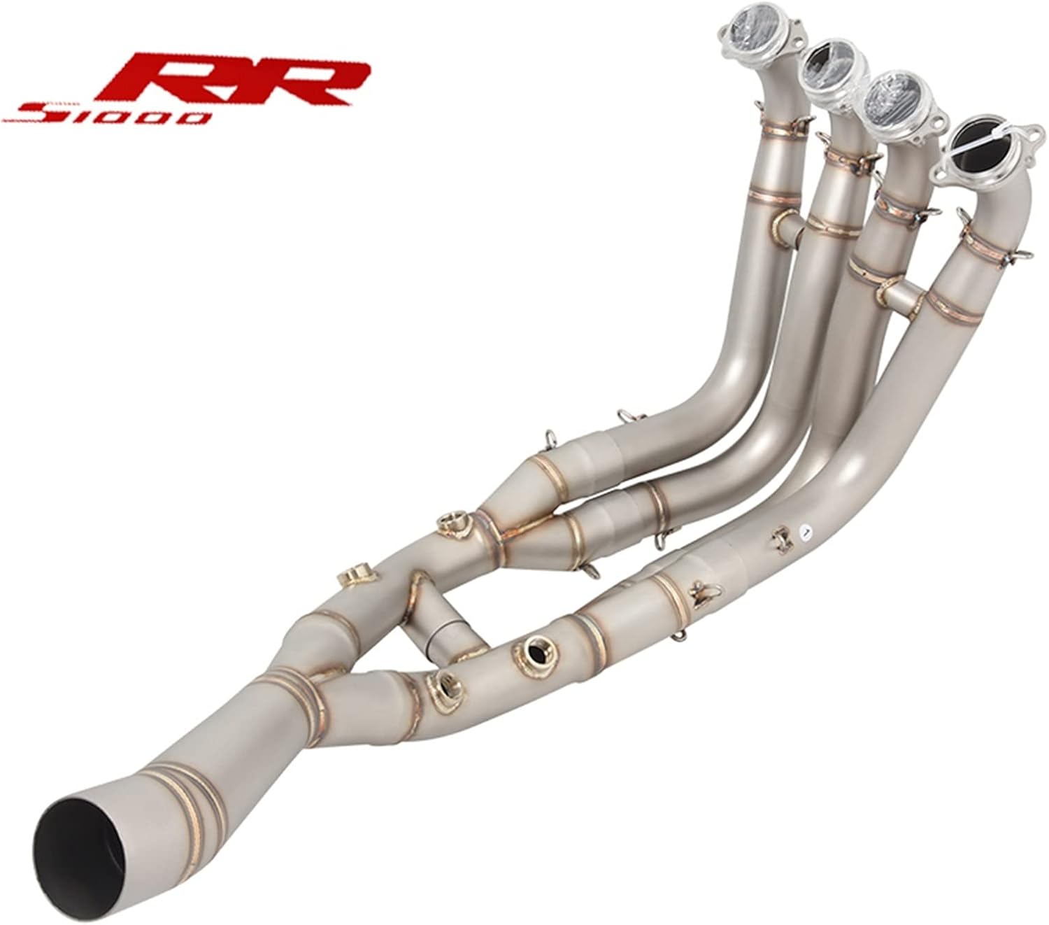 MKYOKO Slip On For S1000RR 2019 2020 2021 2022 S1000R 2021 2022 Full System Motocycle Exhaust Front Link Pipe Modified Muffler