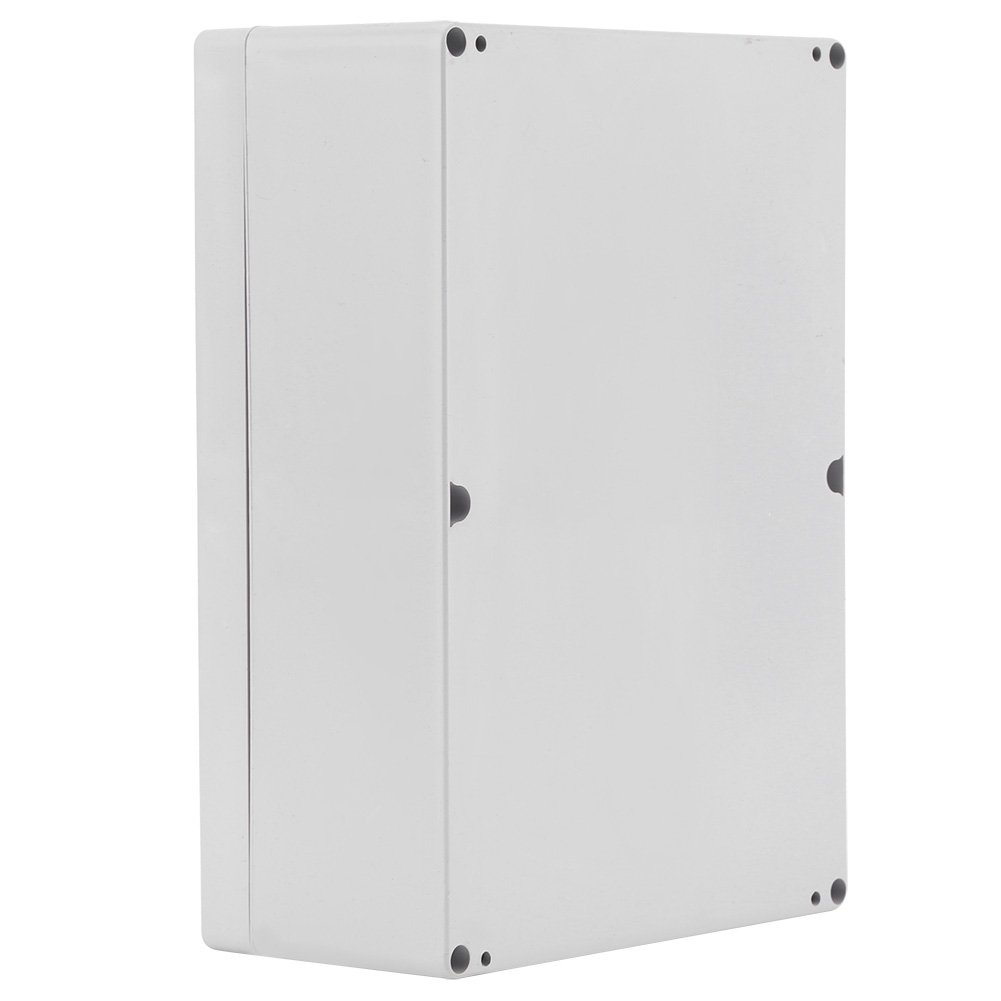 Waterproof Junction Box, Electric Cable Connectors Outdoors IP65 Water-resistant ABS Electrical Project Box Enclosure Instrument Case Flush Mount Terminal Box, 263 * 185 * 95mm