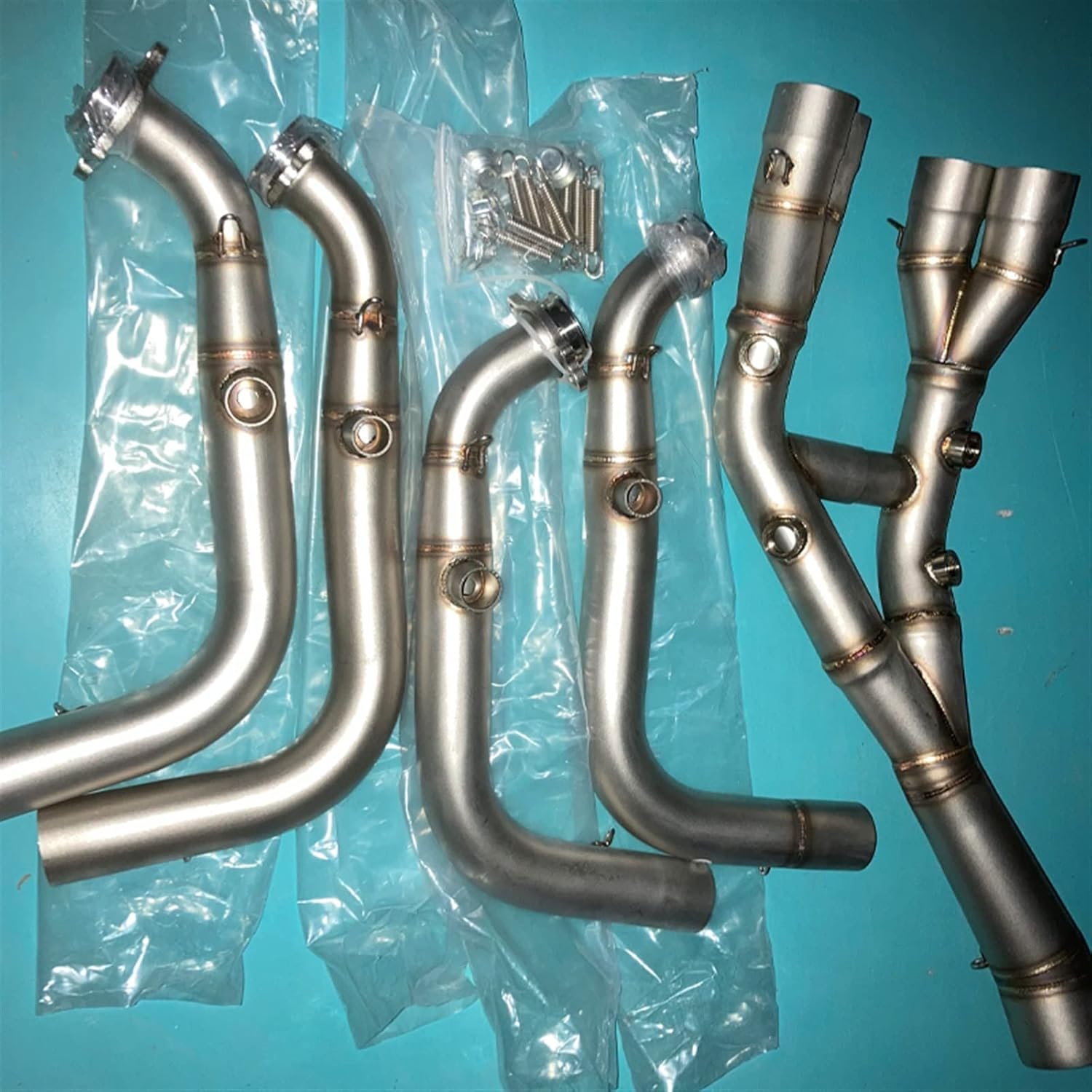 MKYOKO Slip On For S1000RR 2019 2020 2021 2022 S1000R 2021 2022 Full System Motocycle Exhaust Front Link Pipe Modified Muffler